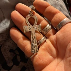 Sterling silver Egyptian Ankh Pendant